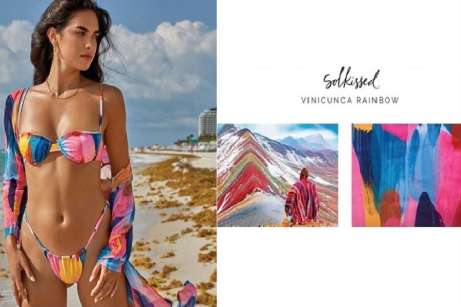 Bikinis motivos peruanos, aparecen en la última edición de la revista Vogue Estados Unidos |